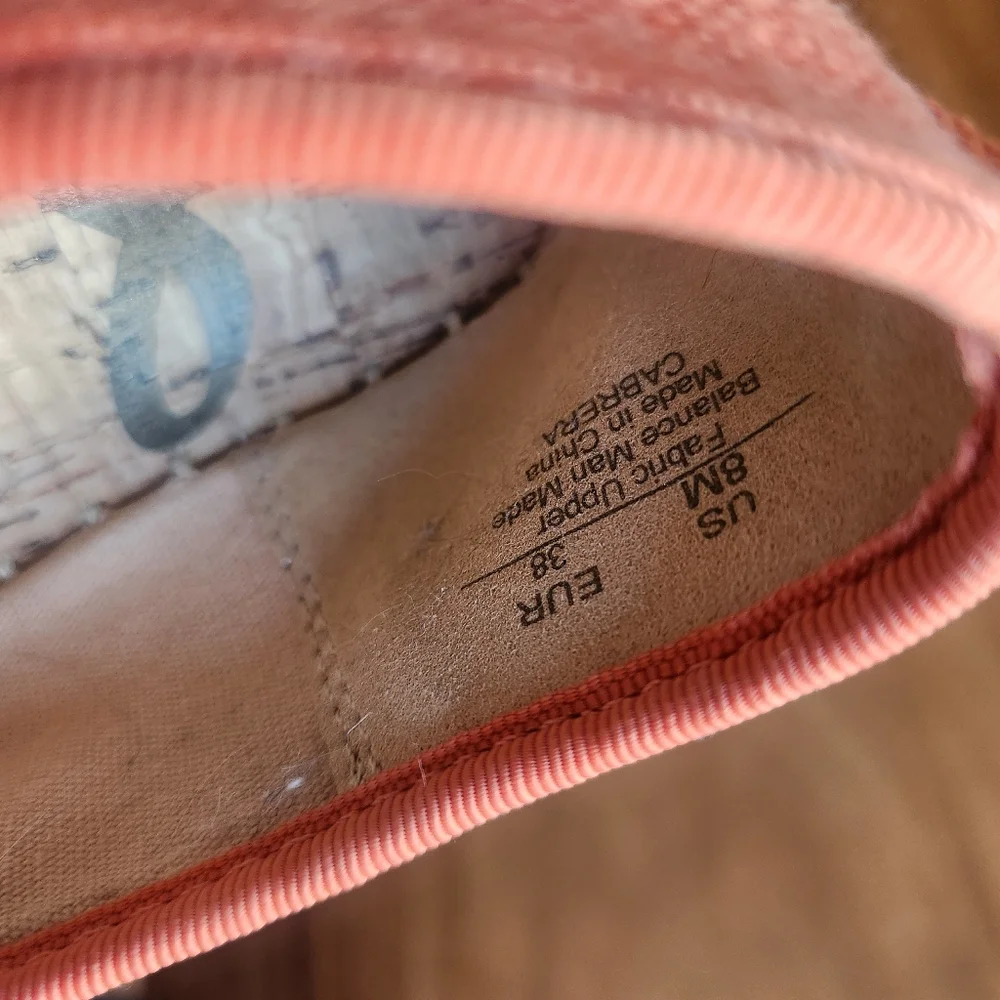 Sam Edelman Pink Canvas Espadrille Slip-Ons